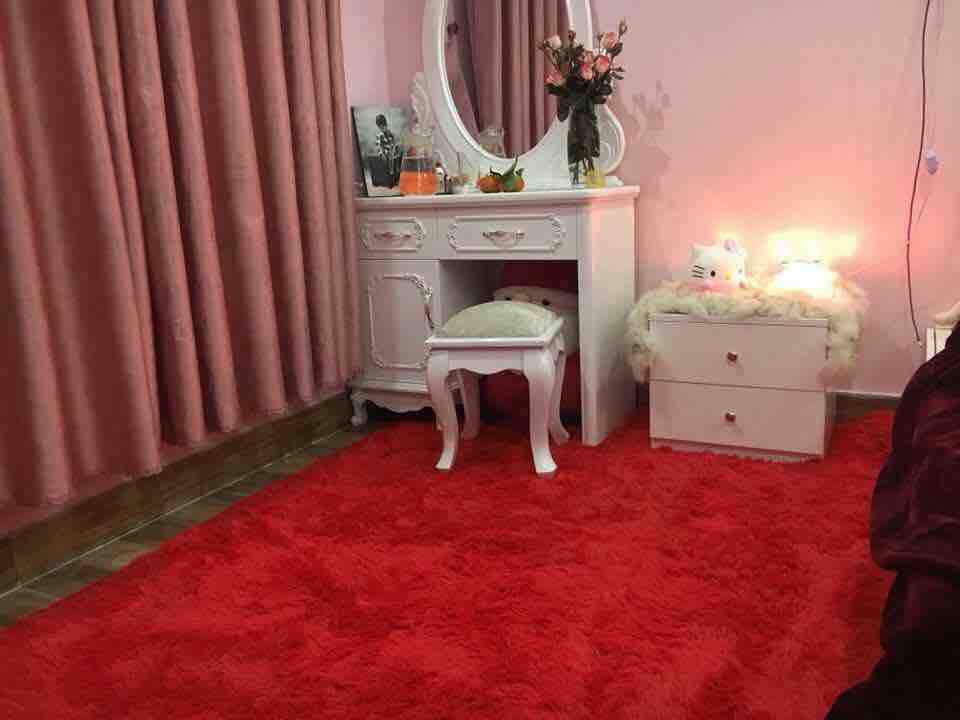 Thảm lông xù trải sàn kt 1.6m x 2m