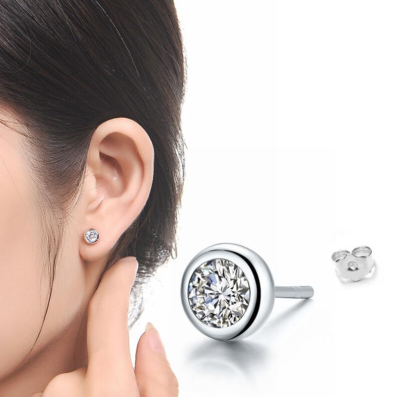 Bộ 2 bông tai tròn 7mm bt305