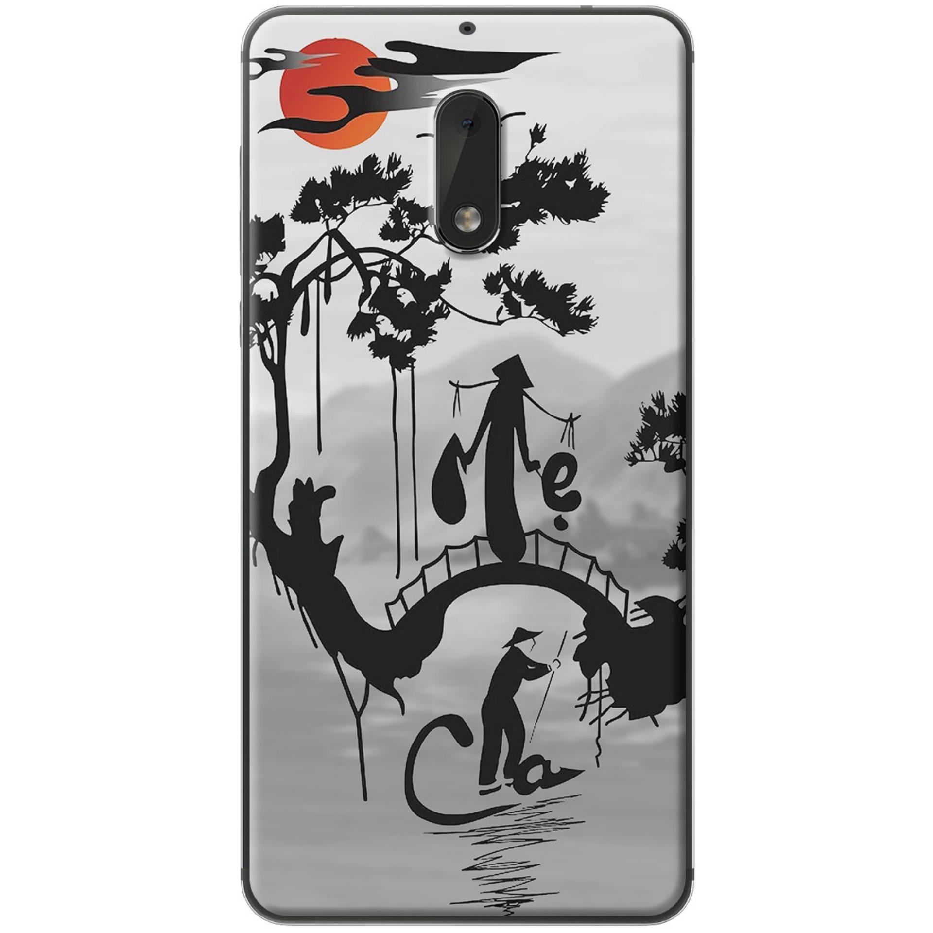 Silicone case for Nokia 6 (2017) - Cha mẹ núi sông
