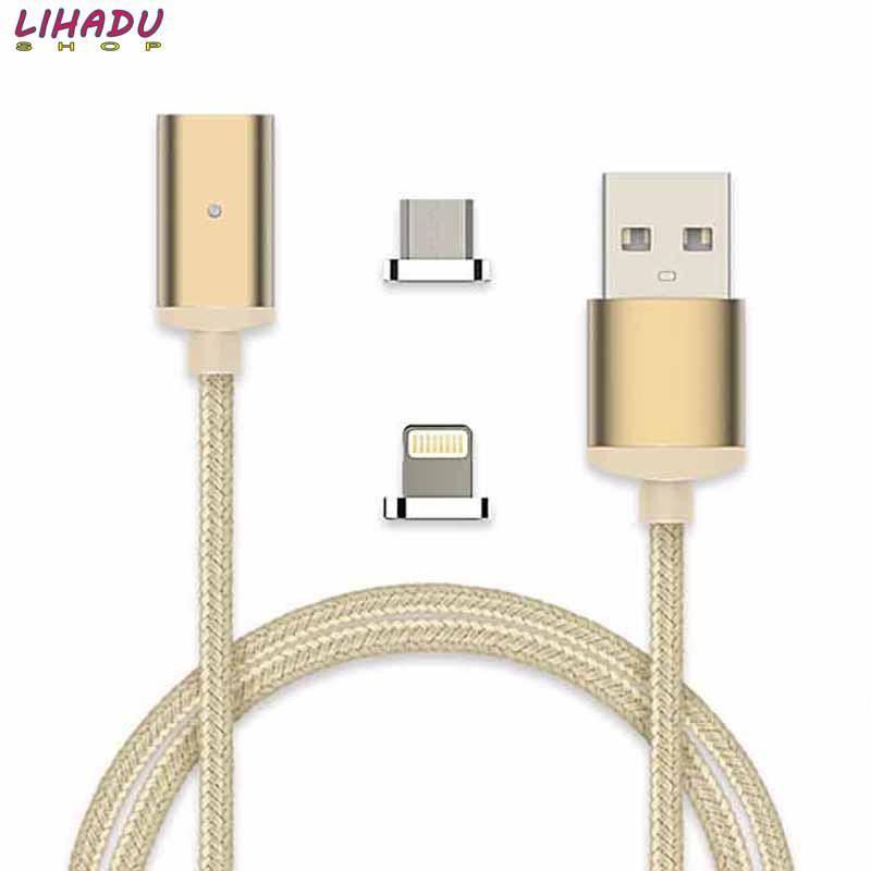Dây cáp sạc nam châm cao cấp Magnetic Cable (Vàng)