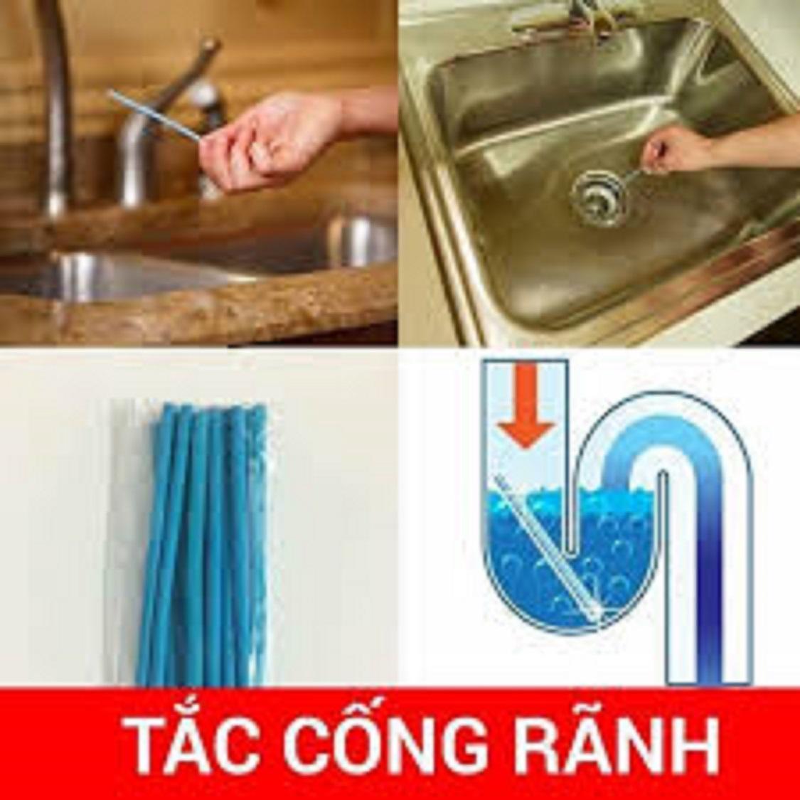 Bộ 12 cây que thông tắc cống, bồn rửa tiện dụng
