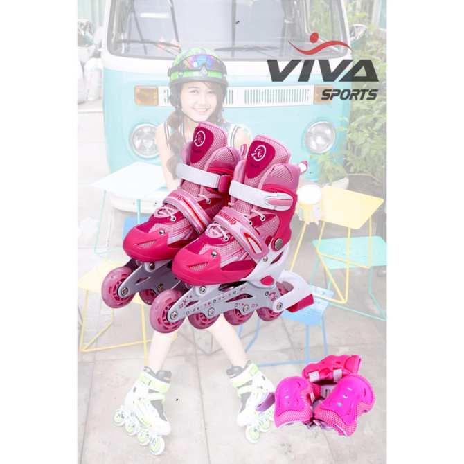 Giày Patin Hồng size L New