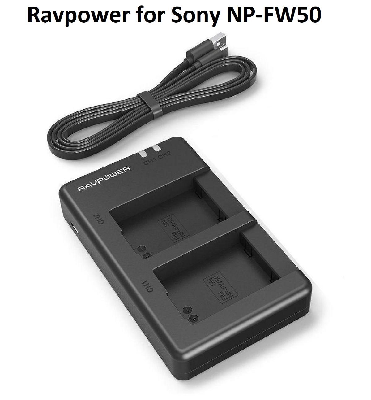 Sạc máy ảnh Ravpower NP-FW50