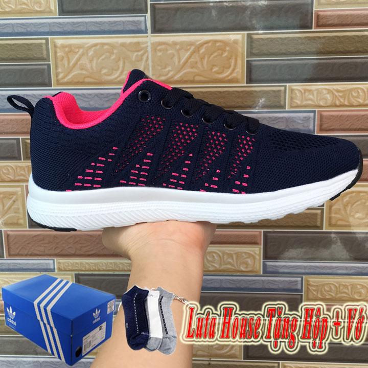 Giày Tập Gym Thể Thao Xanh Nữ [ Tặng Vớ và Hộp Giày Xịn]
