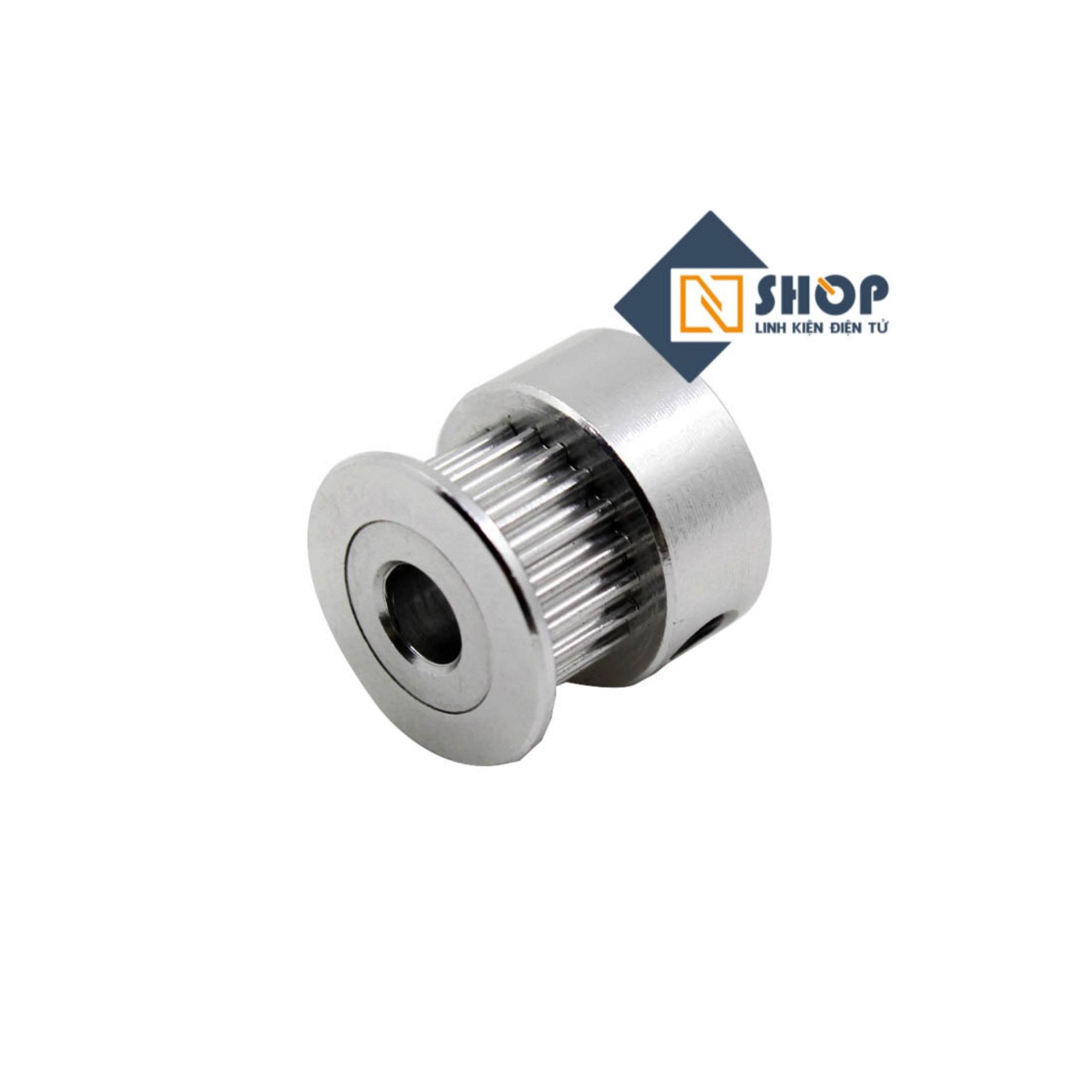Puly GT2 20 răng bước răng 2mm trục 5mm