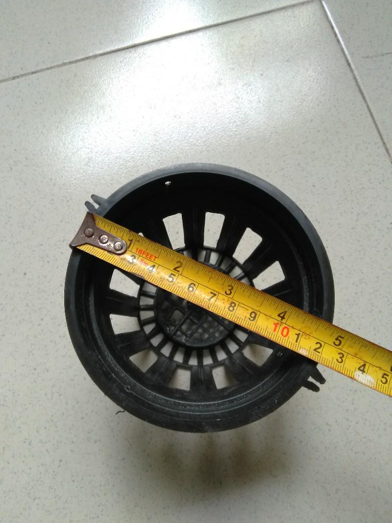 Bộ 10 chậu trồng hoa lan bằng nhựa, đk 12cm