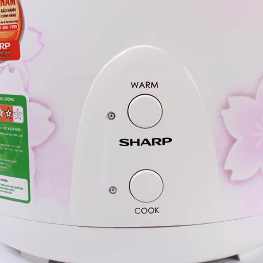 Nồi cơm điện có nắp gài Sharp KS-N192ETV SP 1.8L (Trắng)