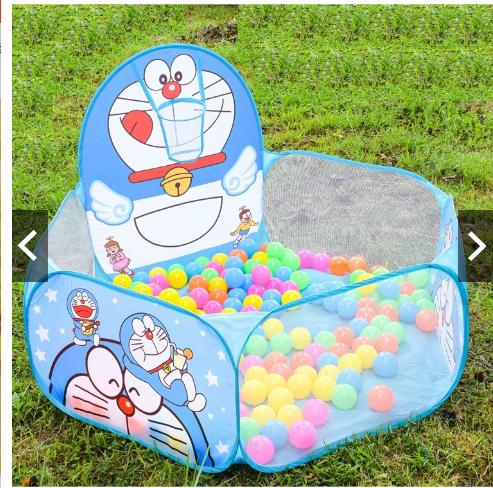 lều hồng chấm bi cho bé tặng 100 bóng cho bé