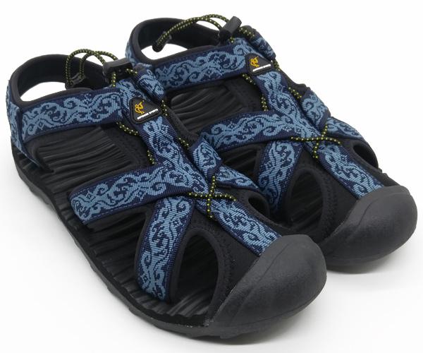 Giày Sandal Bít Mũi Dã Ngoại Nam Cao Cấp Xanh