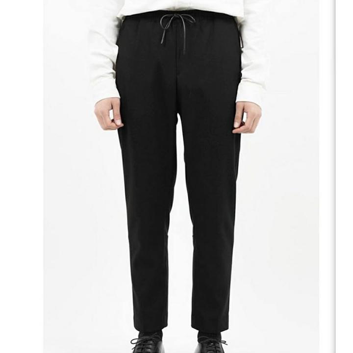 QUẦN BASIC PANTS UNISEX - QUẦN THUN NỮ (Màu đen)