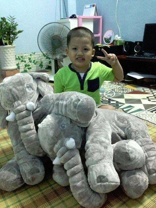 Thú nhồi bông Voi xám cho bé