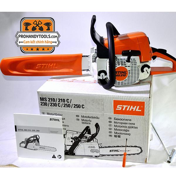 Máy cưa xích STIHL MS 210 Chính Hãng + Tặng nhớt Rheinol