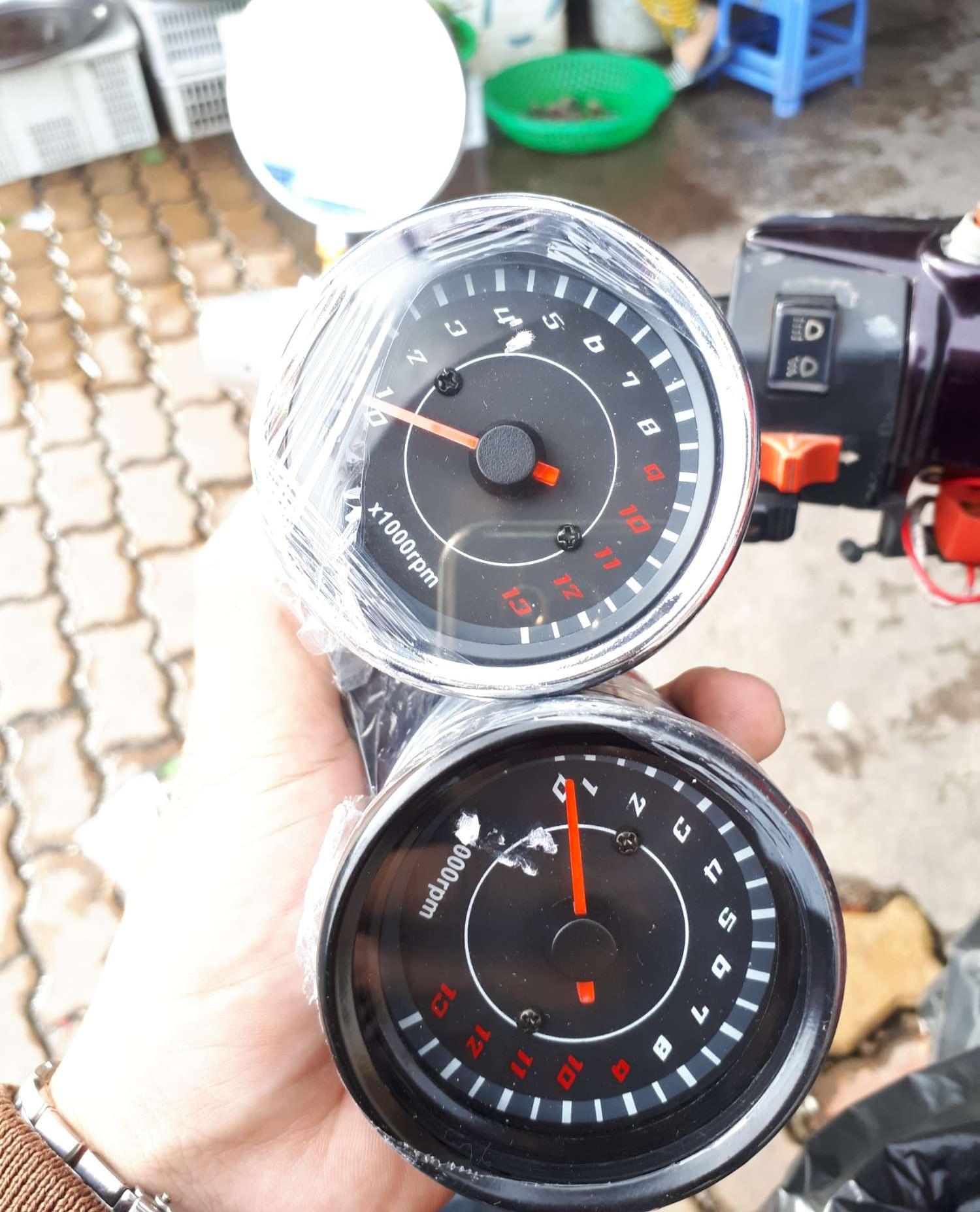 ĐỒNG HỒ BÁO TUA CƠ CHO XE MÁY