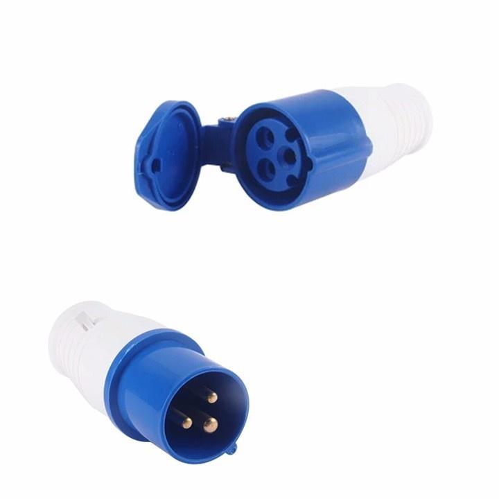 Ổ + phích cắm công nghiệp 3 chấu 16A
