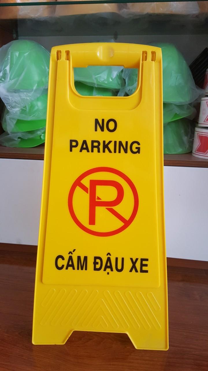 Biển cảnh báo chữ a - cấm đậu xe gấp gọn