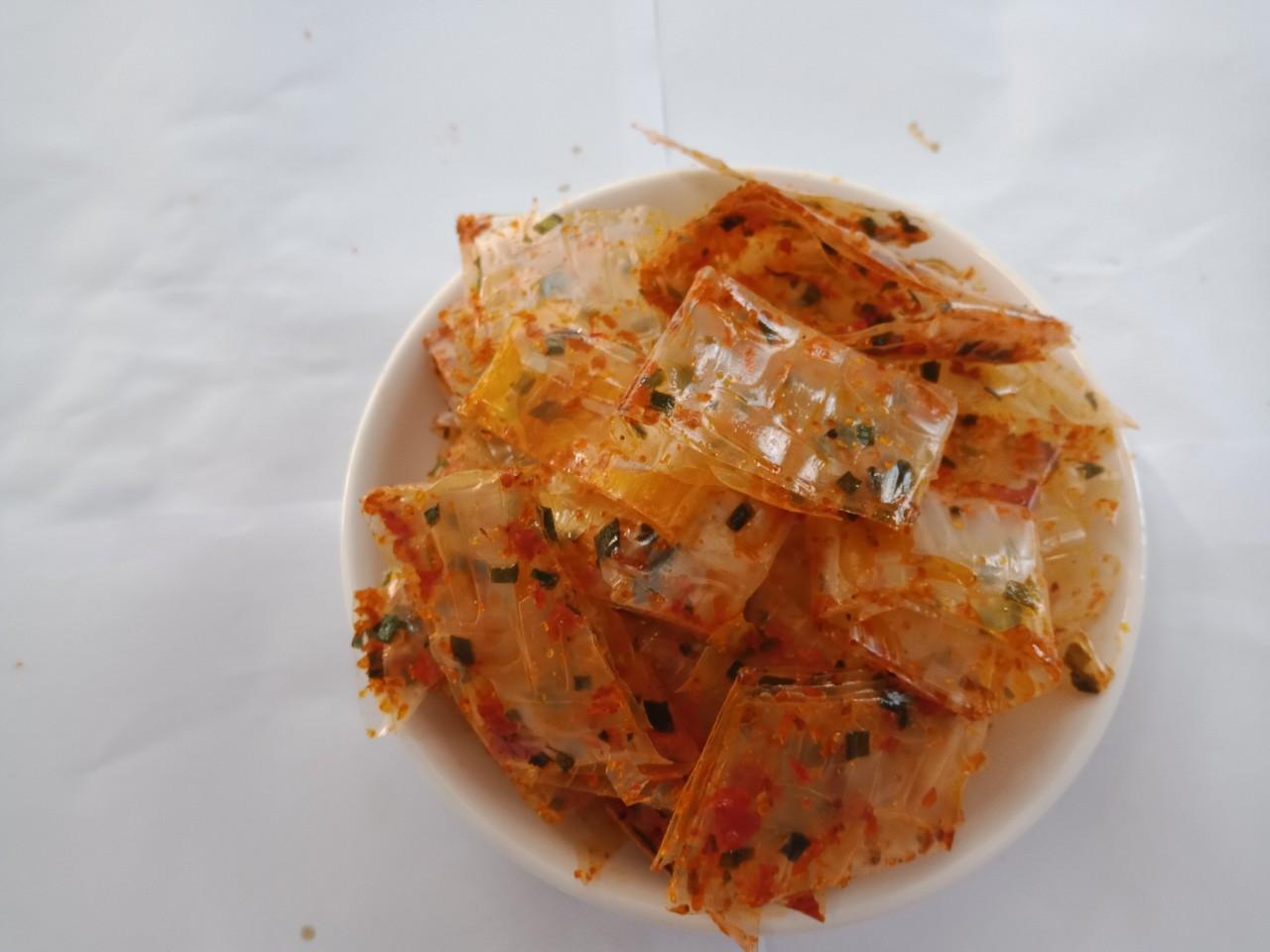 500G Bánh Tráng Trộn Sa Tế Cuộn Tép