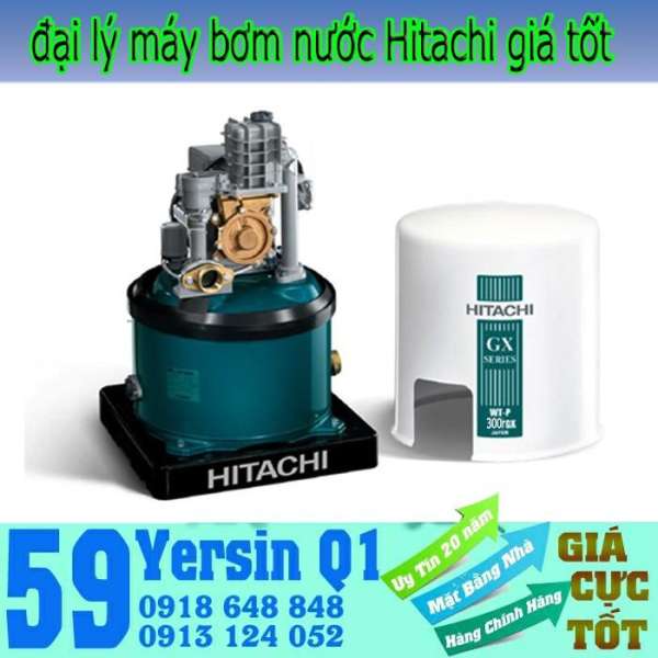 Bơm tự động tròn Hitachi WT-P300GX2-SPV-MGN