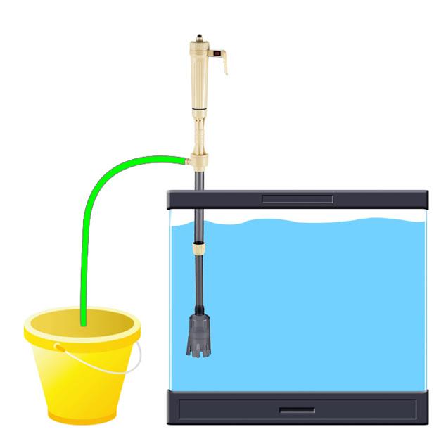 Máy hút căn đáy bể cá vệ sinh đáy hồ cá cảnh bể cá cảnh