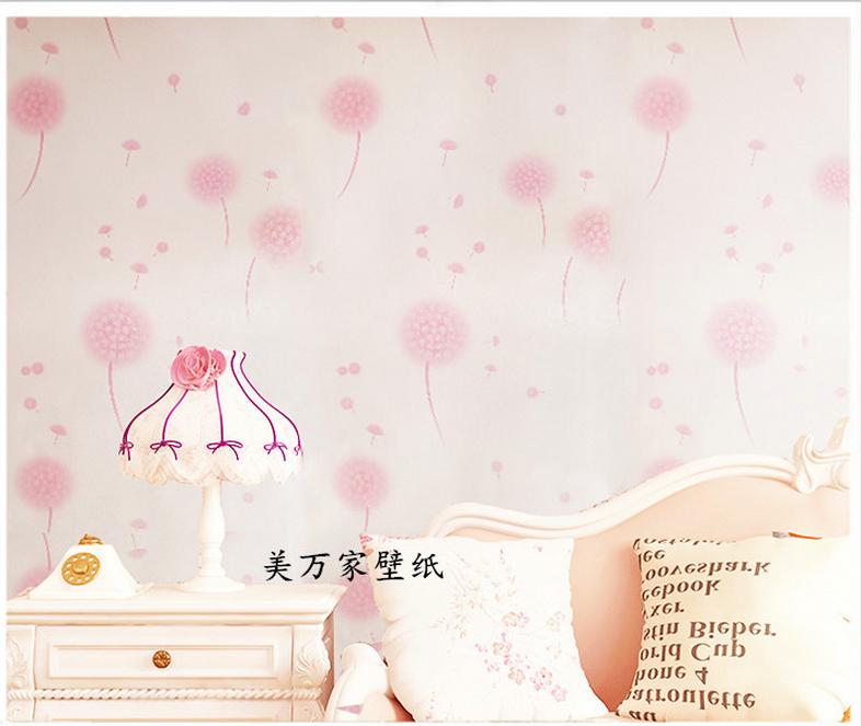 5m Decal GiấY Dán TườNg Hoa Bồ Công Anh HồNg khổ rộng 45cm keo sẵn