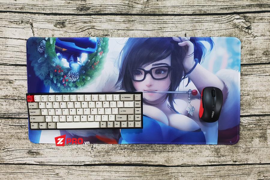 Lót chuột Overwatch Mei 60x30 1437