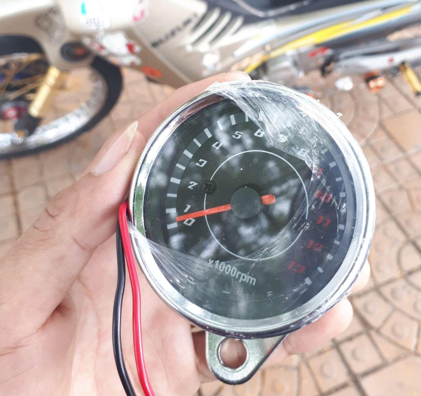 ĐỒNG HỒ BÁO TUA CƠ CHO XE MÁY