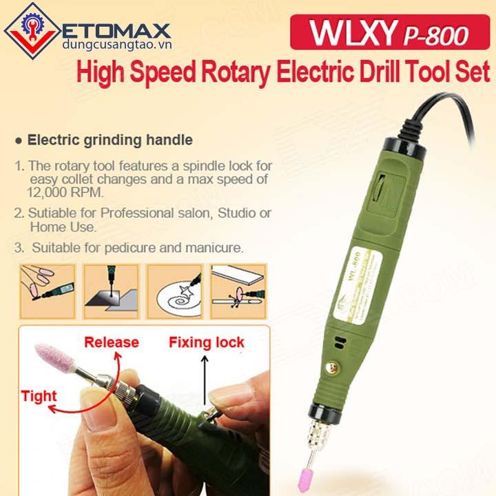 Máy khắc mài mini cao cấp WL-800