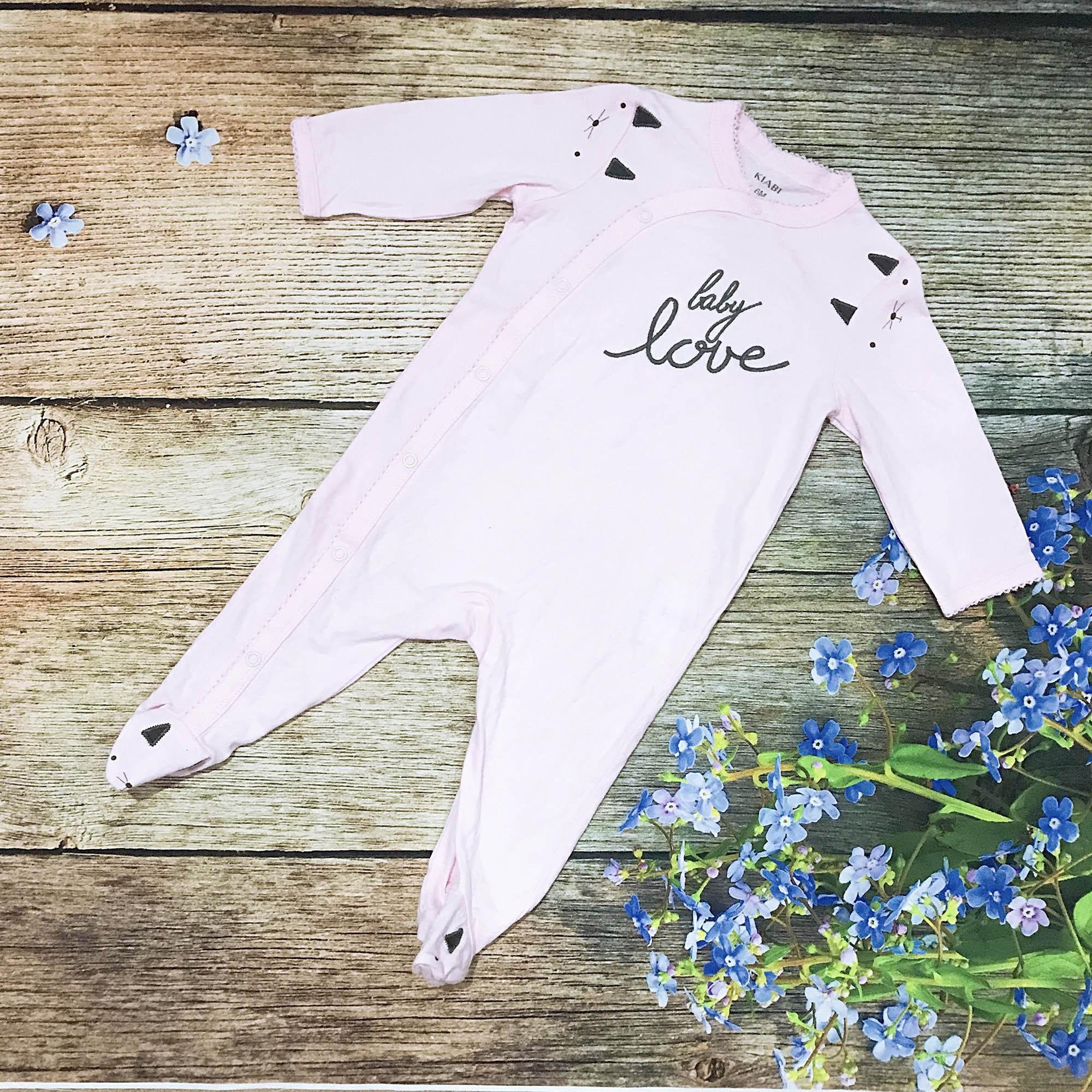 Combo 2 Bodysuit liền vớ KIABI cho BÉ GÁI 3-24M (giao ngẫu nhiên)