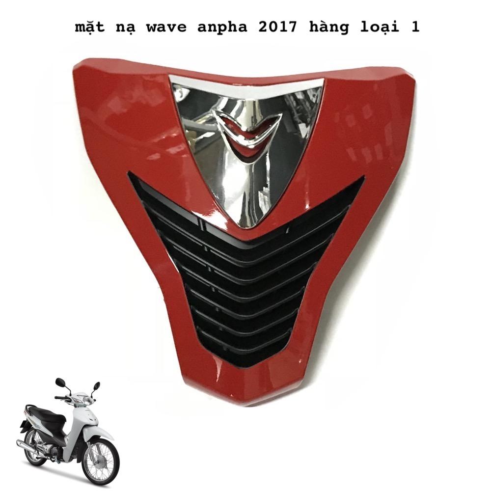 [HCM]Mặt nạ xe Wave Anpha 2017 đỏ phối đen Thanh Khang 006001129