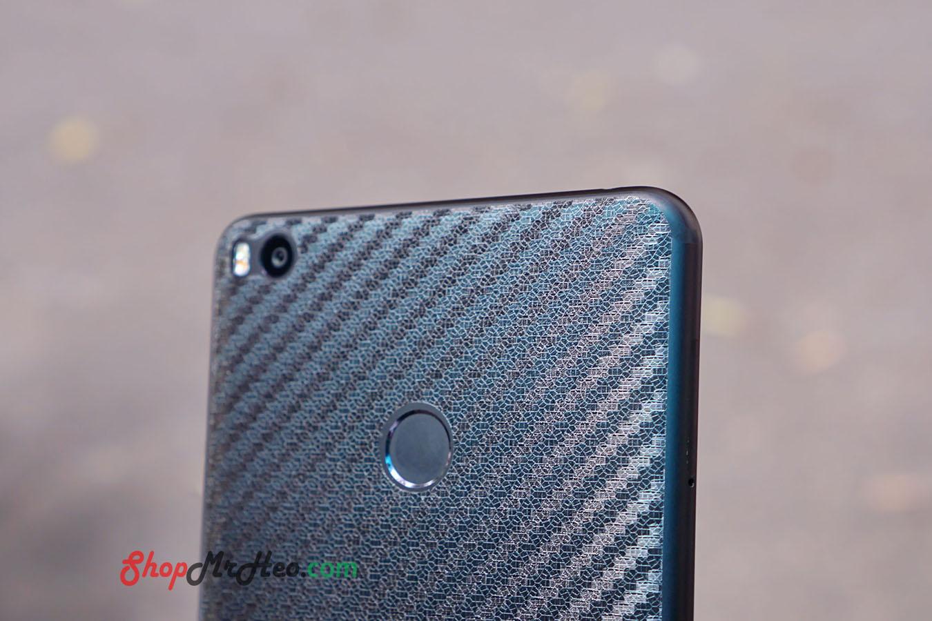 [HCM]Bộ 3 Skin Dán Mặt Lưng Vân 3D Xiaomi Mi Max 2