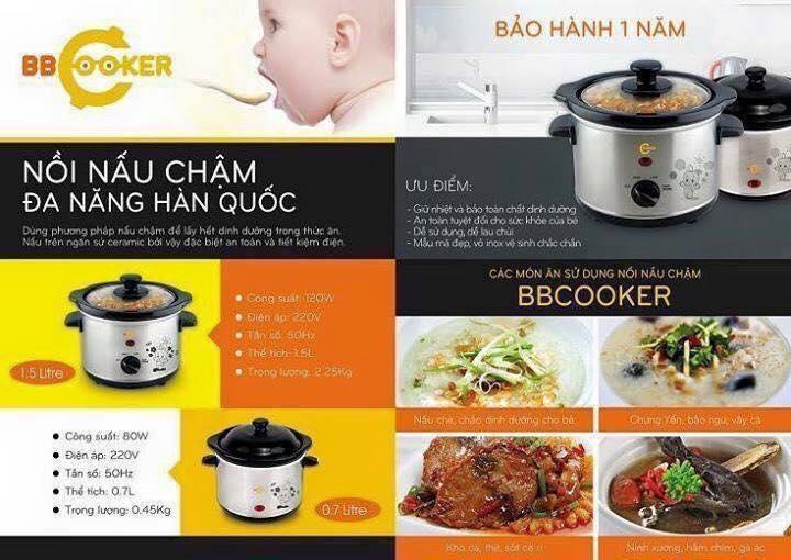 NỒI NẤU CHẬM BB COOKER HÀN QUỐC 3.5L