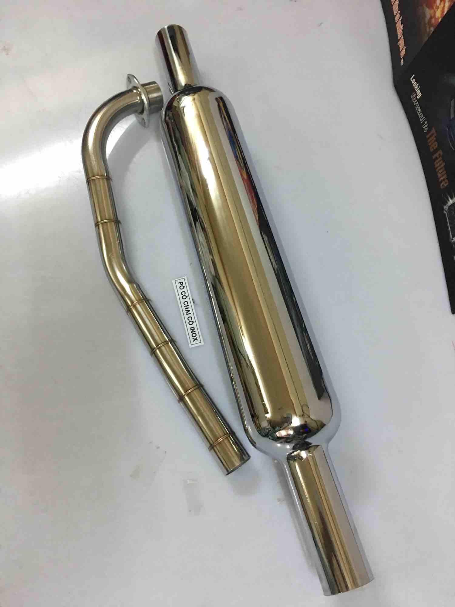[HCM]PÔ CỖ CHAI CÓ CỔ INOX
