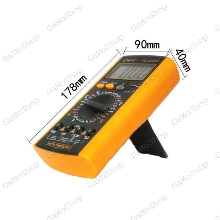 [HCM]Đồng hồ đo vạn năng CHY VC-890D GamoShop