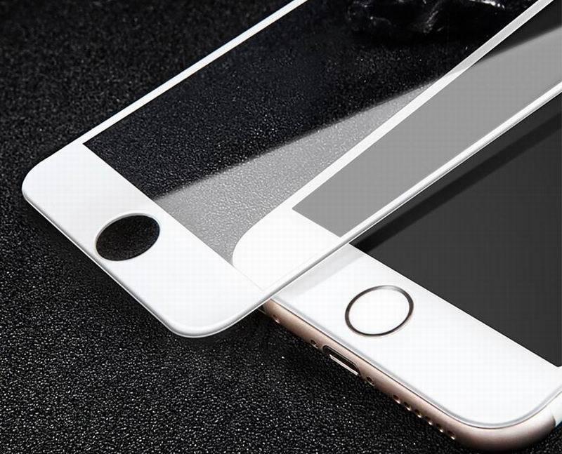 Kính cường lực 5D Full màn cho Iphone 6/6S Trắng
