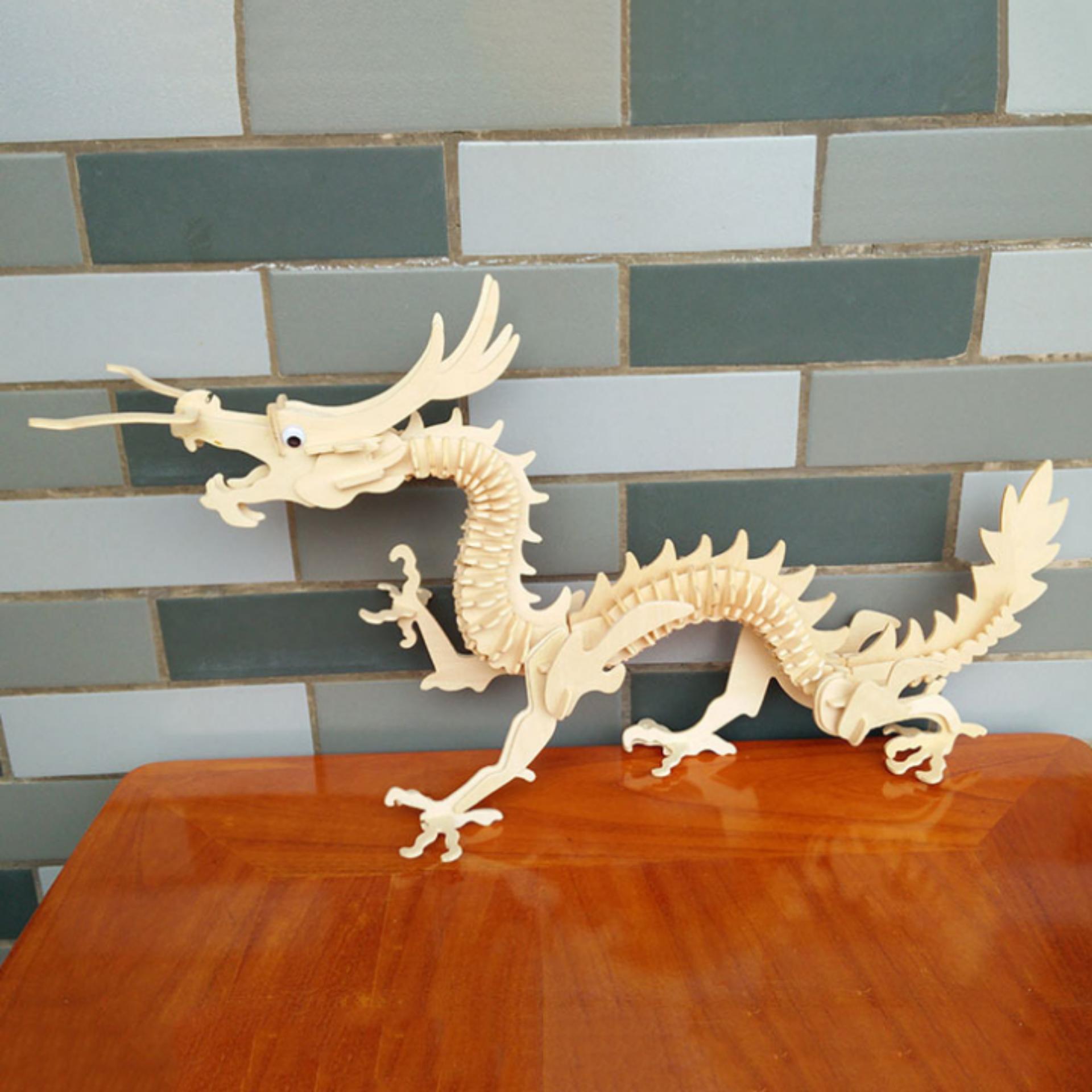 Đồ chơi lắp ráp gỗ 3D Mô hình Rồng Dragon