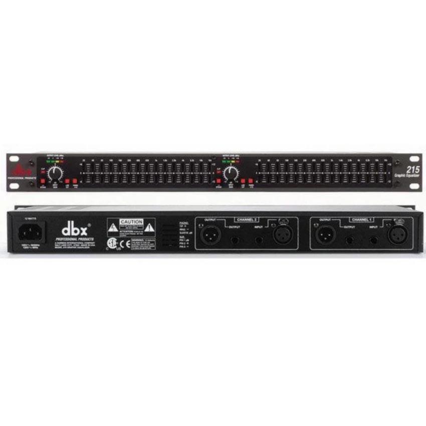 [HCM]Lọc tiếng Equalizer DBX -215 (Tặng 4 Jack chuyển 6ly ra AV)