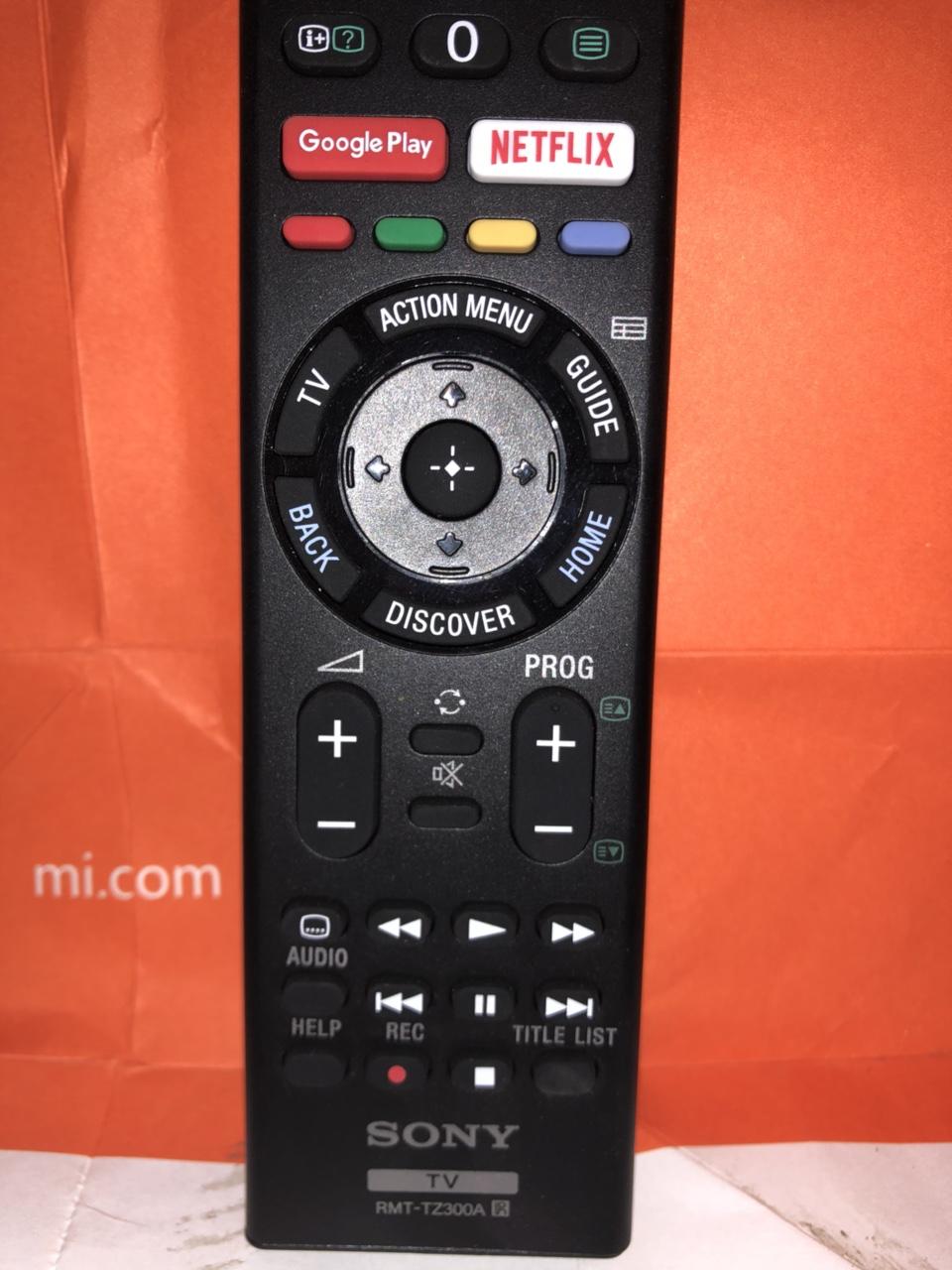 Điêu khiển tivi Sony smart tivi 4K (tx300A)