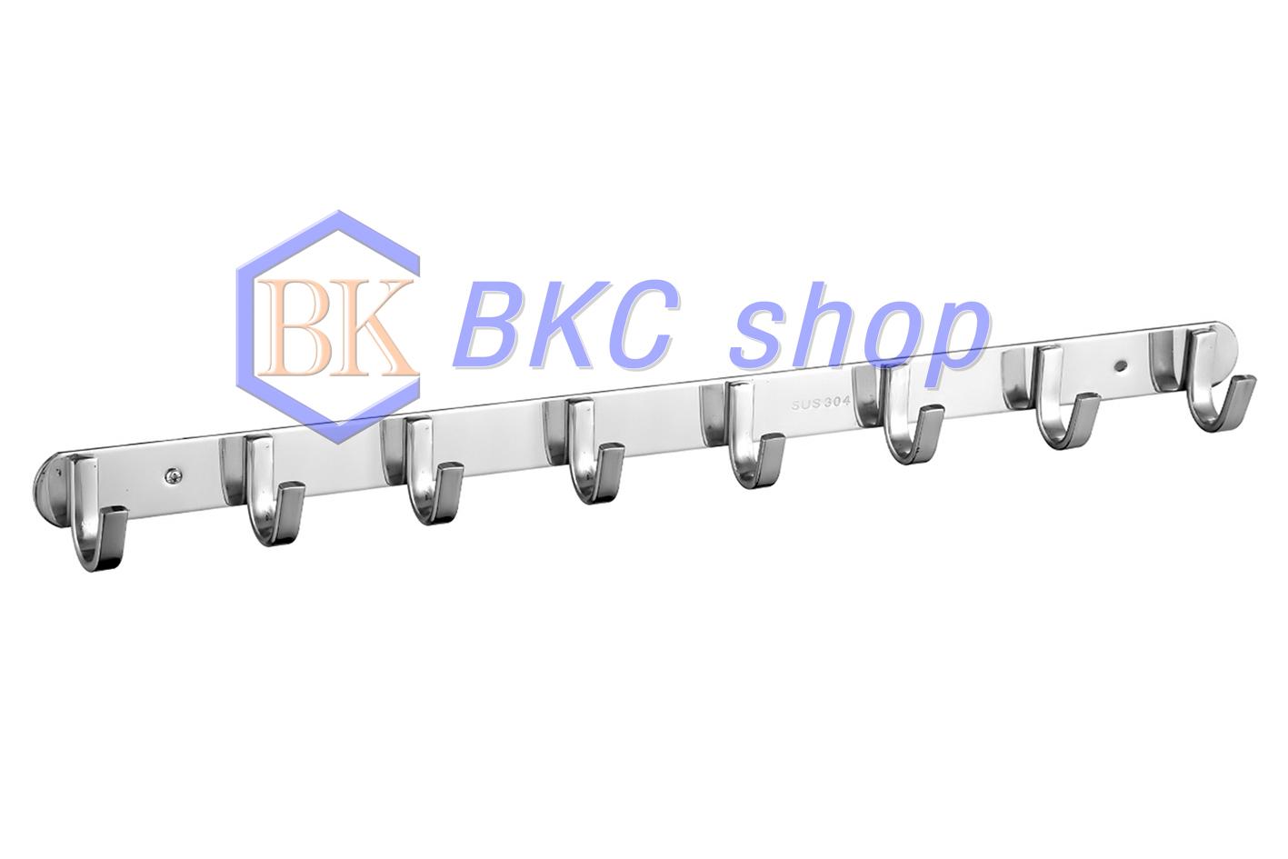 [HCM]Móc áo Inox dẹp dày 08 chấu