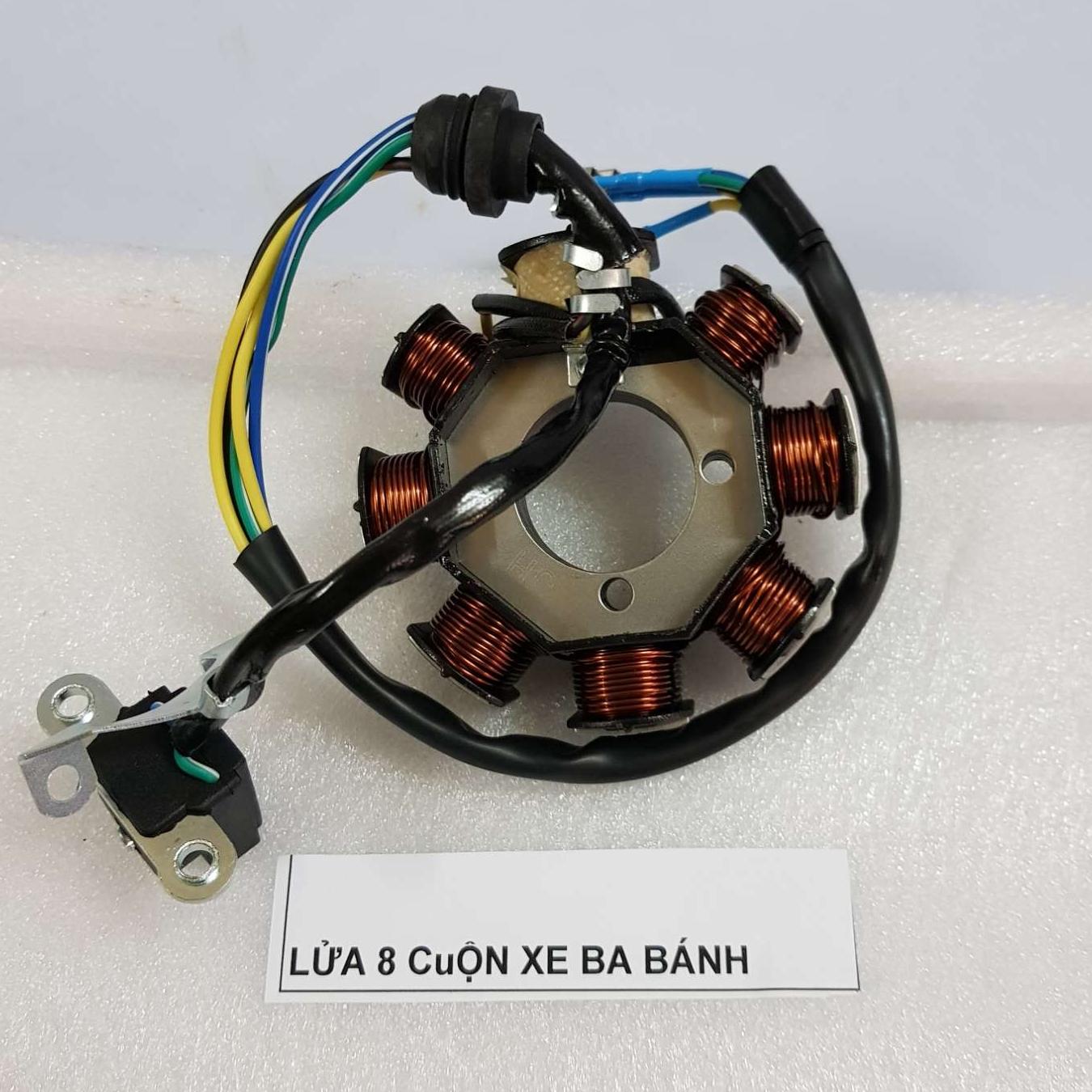 Lửa 8 cục xe ba bánh .