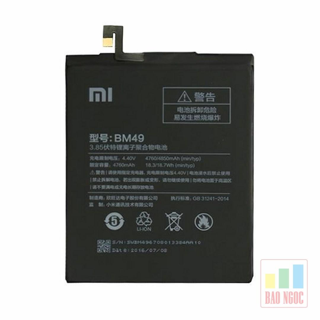 Pin xiaomi mi max dung lượng 4850 mah