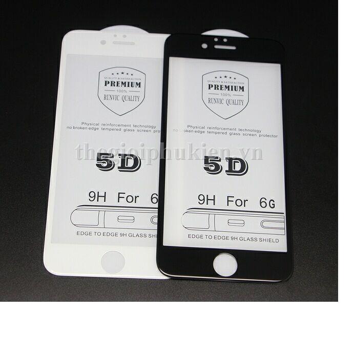 Kính cường lực 5D Full màn hình cao cấp cho iphone 6 / 6S / 7G