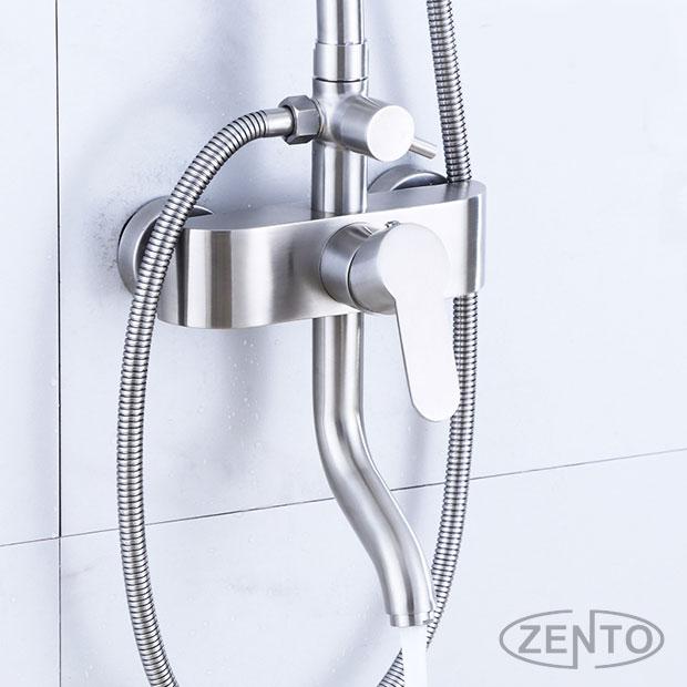 Combo sen cây và vòi lavabo inox304 zento KM107