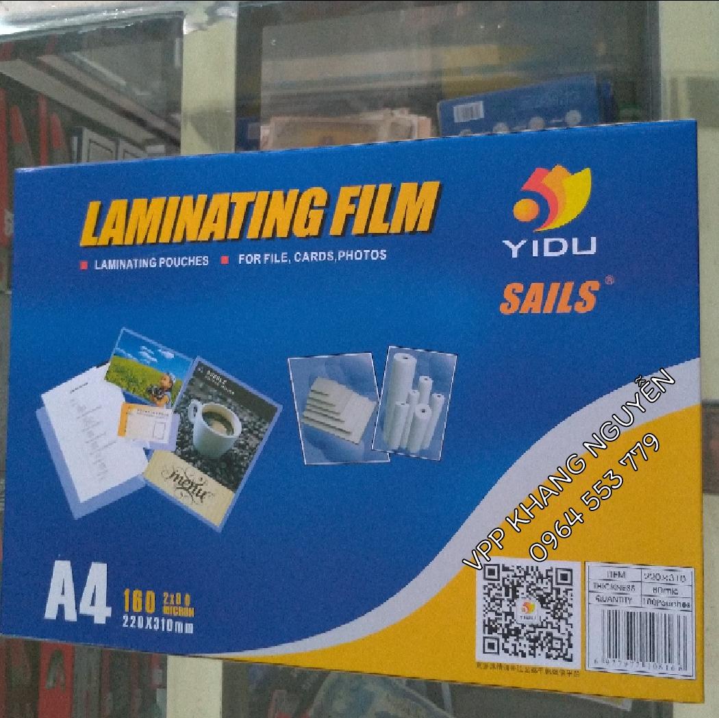 Nhựa Ép Plastic YIDU Khổ A4 - 80Mic - Xấp 100 Tờ