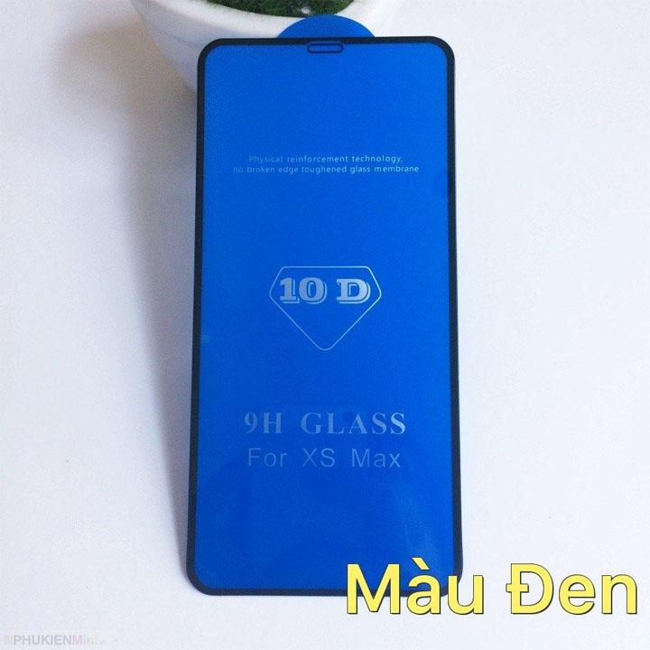 Miếng dán Kính cường lực 10D full màn cho Iphone XS