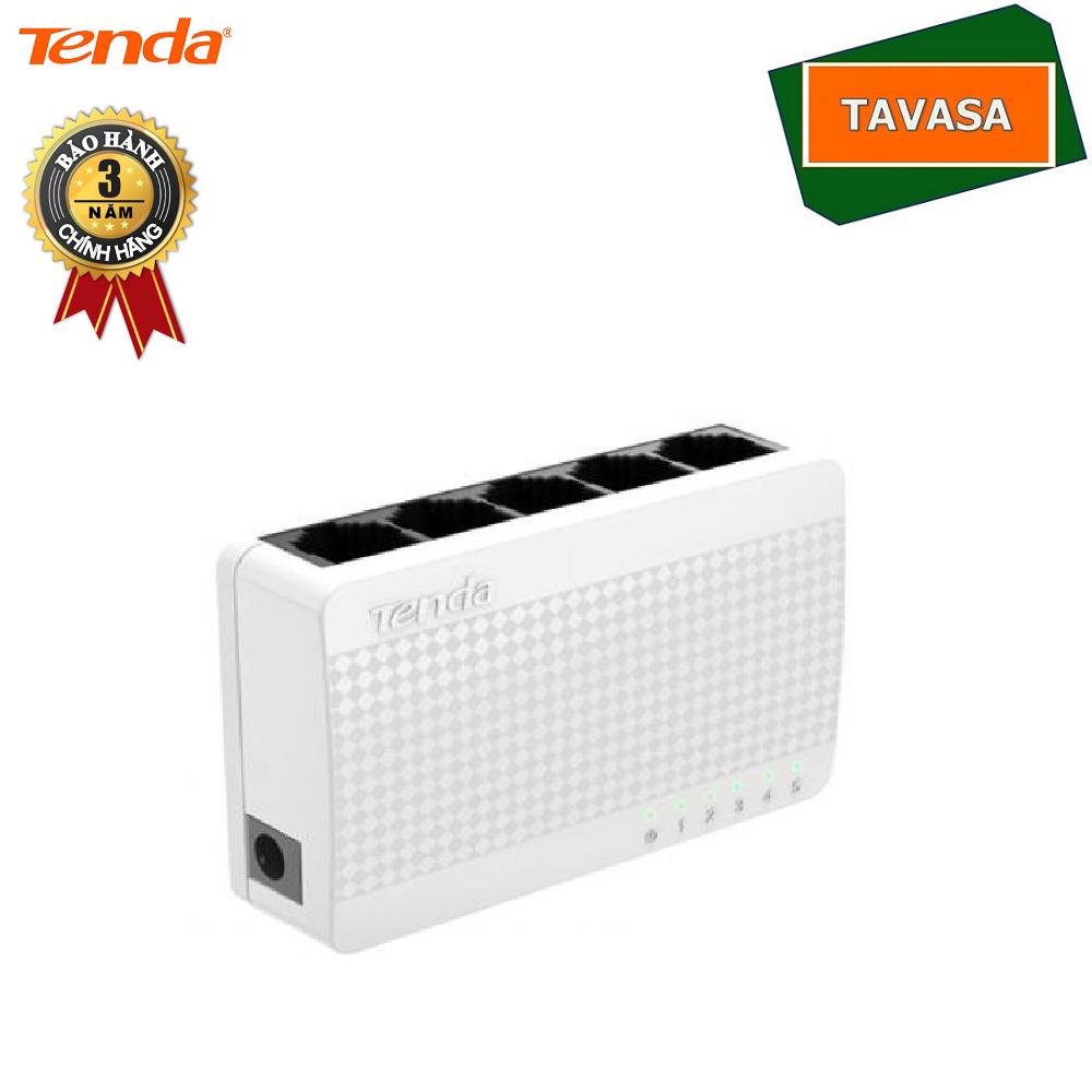 Thiết bị Switch TENDA S105 – Desktop 5 cổng (Trắng) - Hãng Phân phối chính thức