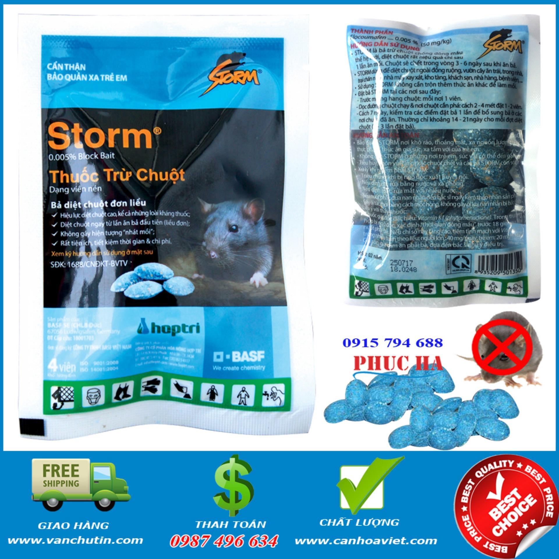 [HCM]Thuốc diệt chuột STORM 0.005% 1Kg