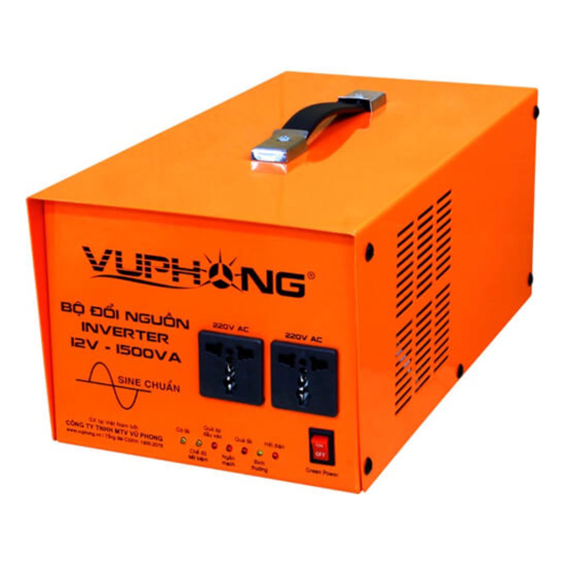 Bộ đổi nguồn (kích điện / inverter) sine chuẩn 12V-1500VA