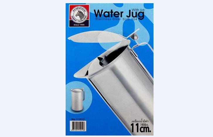 [HCM]CA NƯỚC INOX ZEBRA 11CM CÓ NẮP 1.9L - 115012