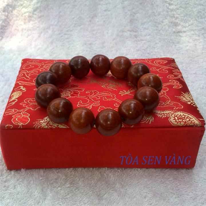 [HCM]Vòng đeo tay gỗ giáng hương 18mm