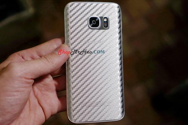 [HCM]Bộ 3 Skin Dán Mặt Lưng Vân 3D Samsung S7