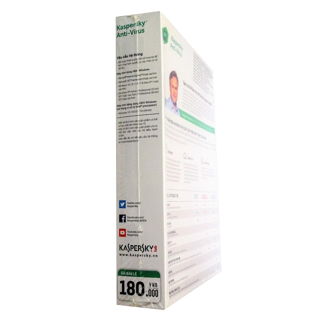 [HCM]Phần mềm diệt virus Kaspersky Anti Virus